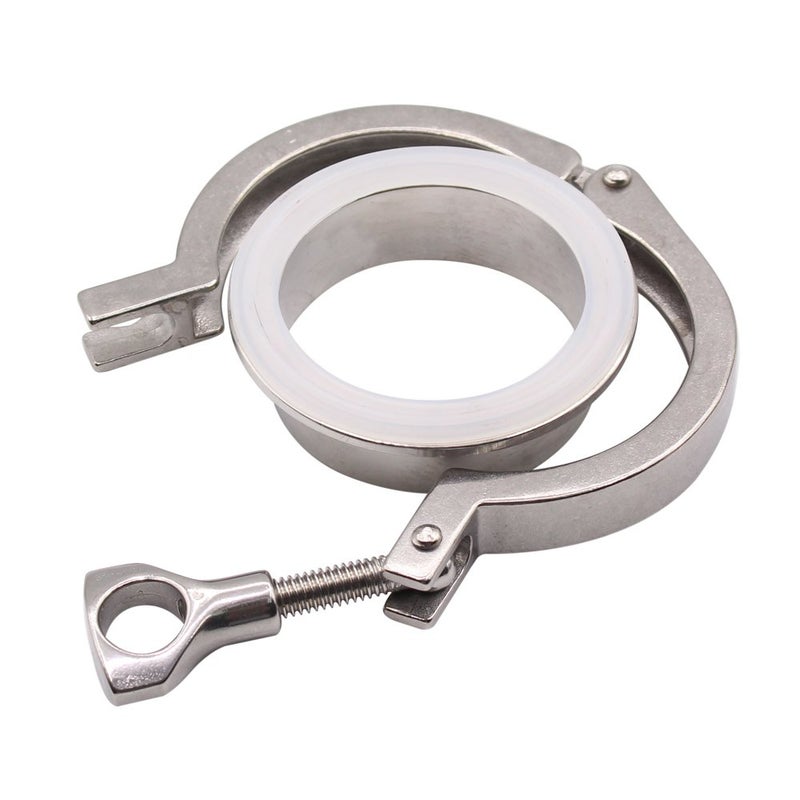 DERNORD Stainless Steel 304 Single Pin Heavy Duty Tri Clamp with Wing Nut for Ferrule TC 2'' (Pack of 10) - Image 5